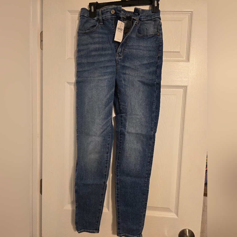 American Eagle Outfitters Dark Blue Skinny Jeans
